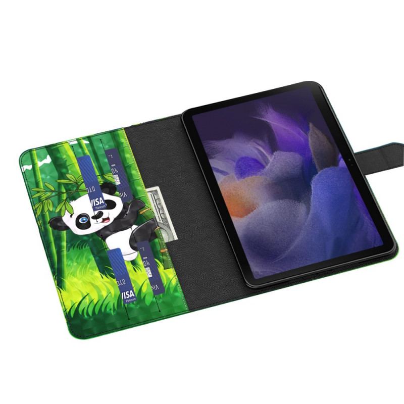 Capa De Couro Para Samsung Galaxy Tab A8 (2021) Panda