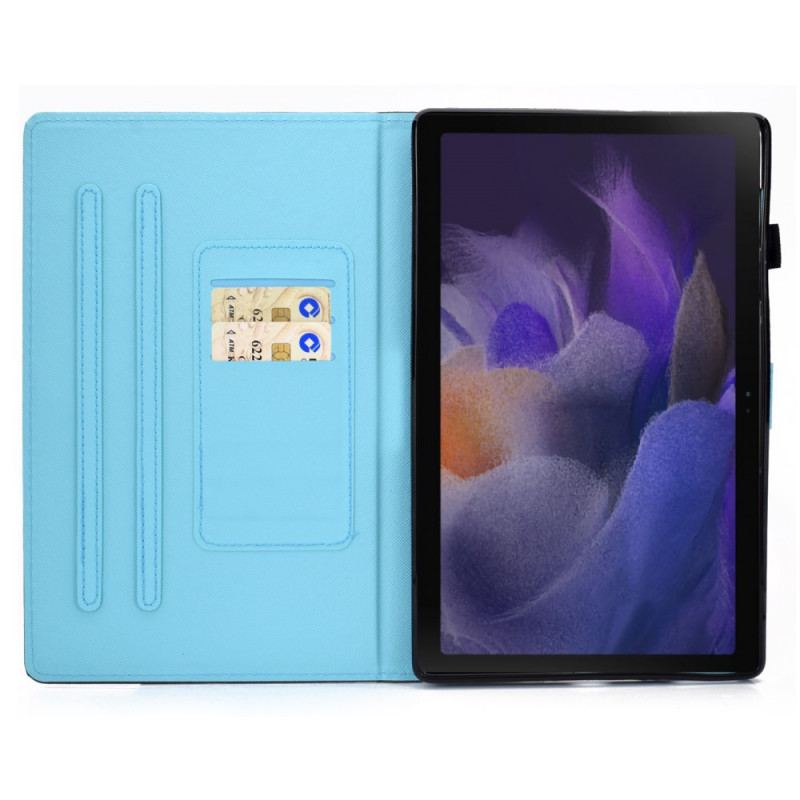 Capa Em Pele Para Samsung Galaxy Tab A8 (2021) Aquarela Árvore