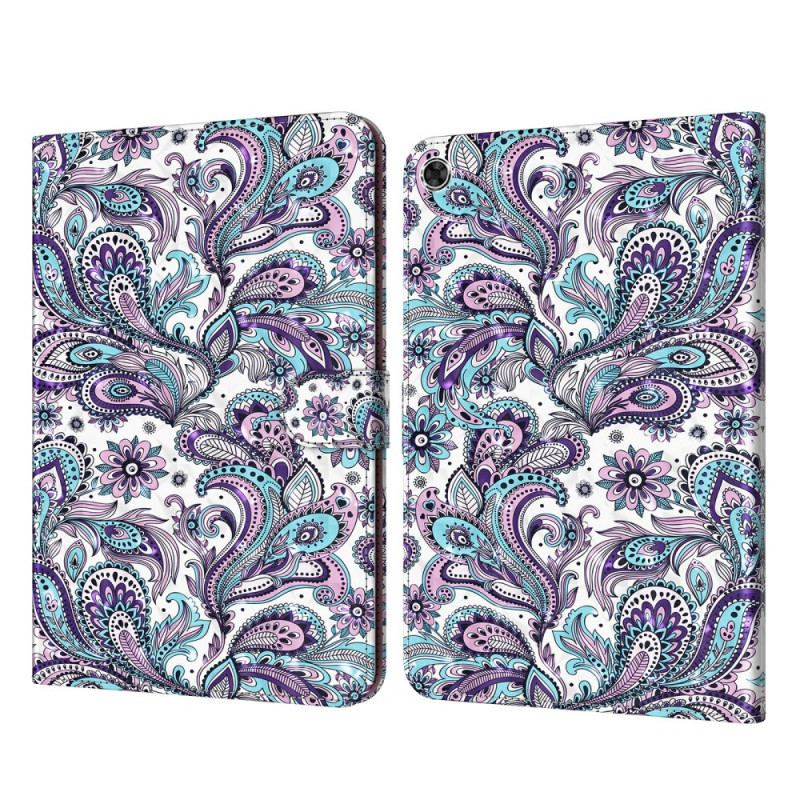 Capa Em Pele Para Samsung Galaxy Tab A8 (2021) Paisley