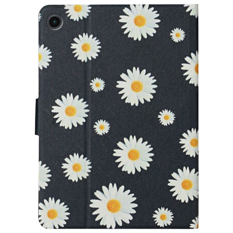 Capa Flip Para Samsung Galaxy Tab A8 (2021) Flores Flores Flores