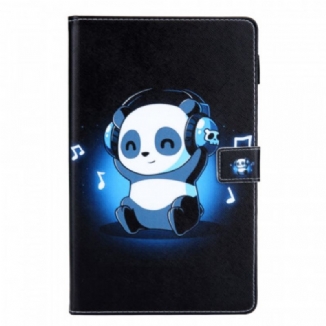 Capa Flip Para Samsung Galaxy Tab A8 (2021) Funky Panda