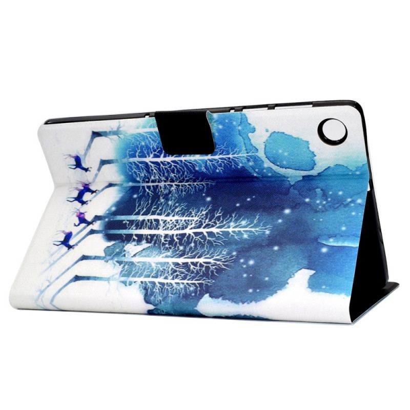 Capa Flip Para Samsung Galaxy Tab A8 (2021) Inverno