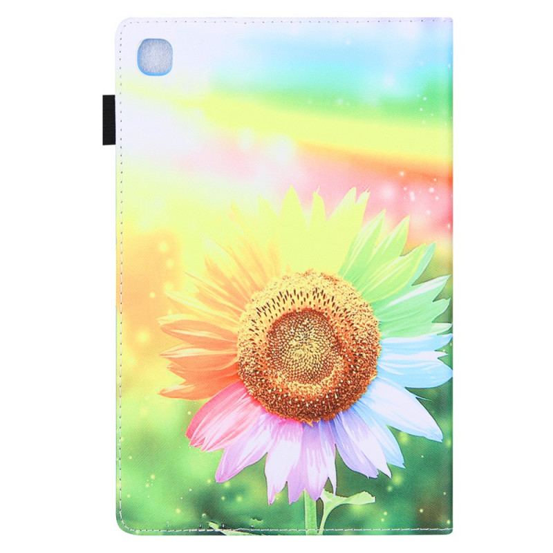 Capa Folio Para Samsung Galaxy Tab A8 (2021) Flores Ao Sol