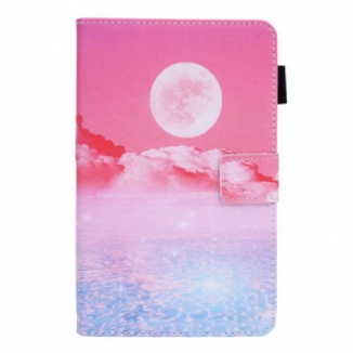 Capa Folio Para Samsung Galaxy Tab A8 (2021) Paisagem De Sonho