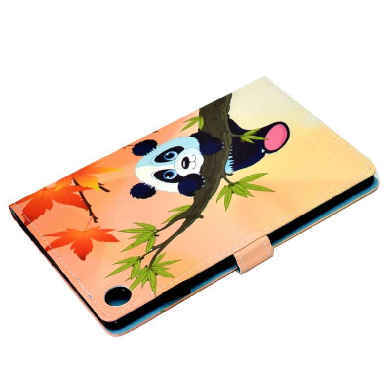 Capa Folio Para Samsung Galaxy Tab A8 (2021) Panda Fofo