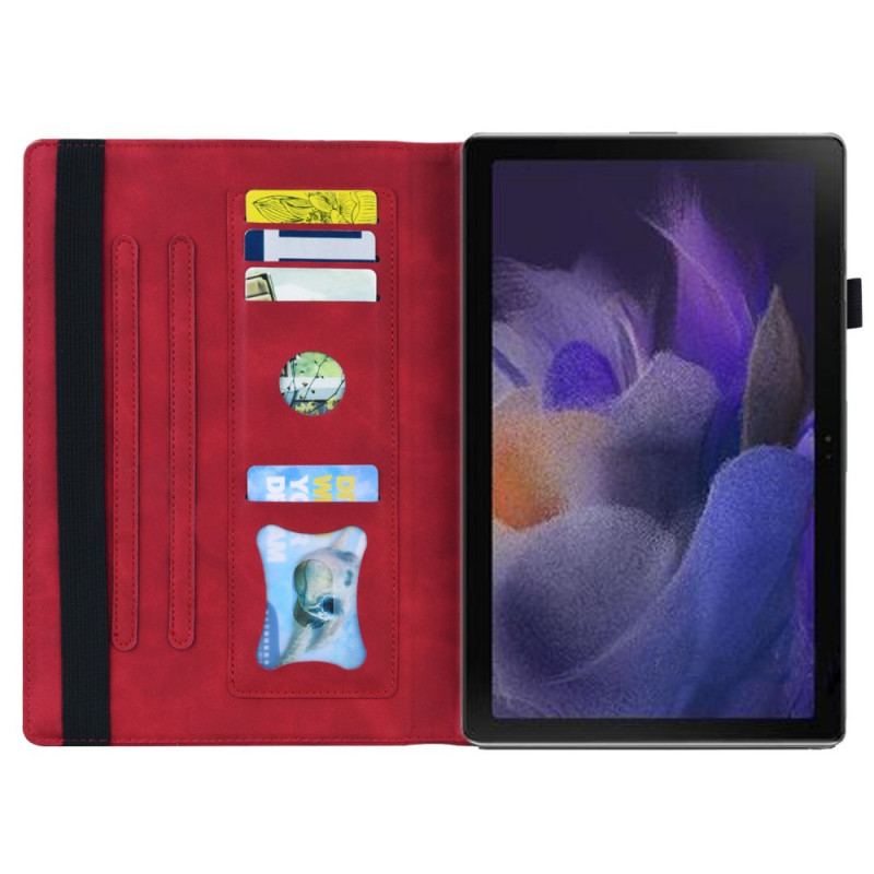 Capa Para Samsung Galaxy Tab A8 (2021) Efeito Couro Empresarial