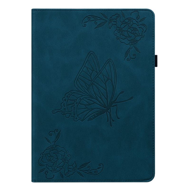 Capa Para Samsung Galaxy Tab A8 (2021) Padrão Impresso Borboletas