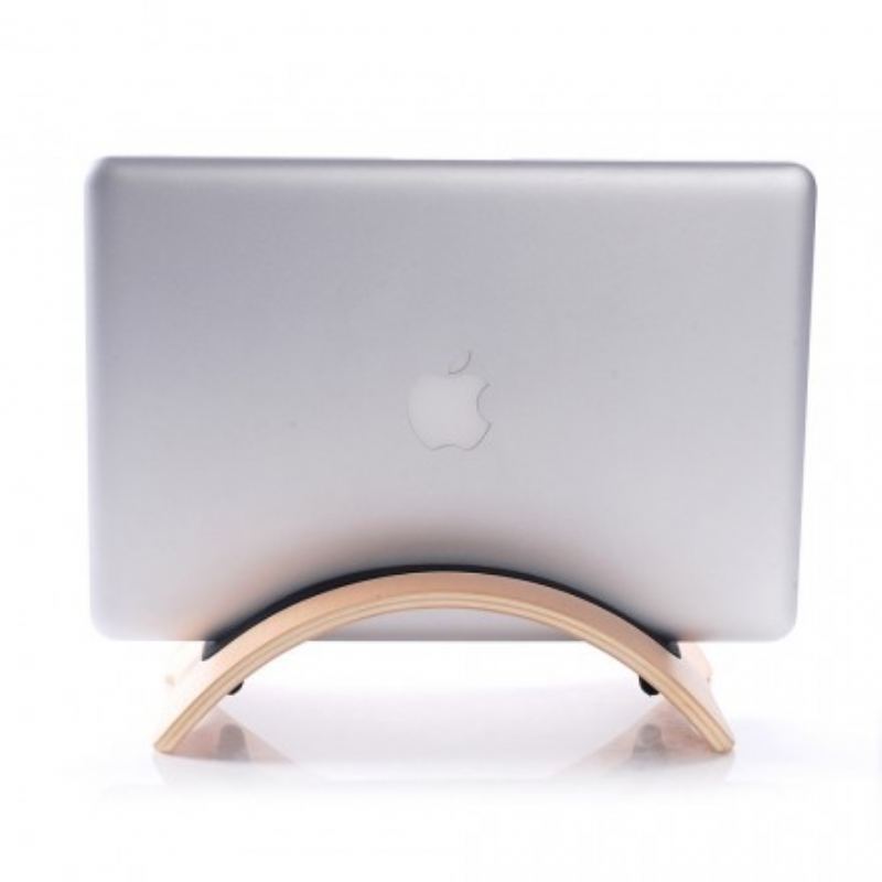 Suporte Bookarc De Madeira Natural Para Macbook