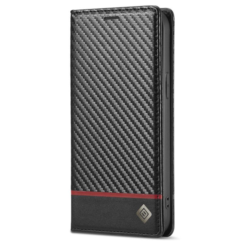 Capa De Celular Para iPhone 15 Plus Flip Fibra De Carbono Lc.imeeke