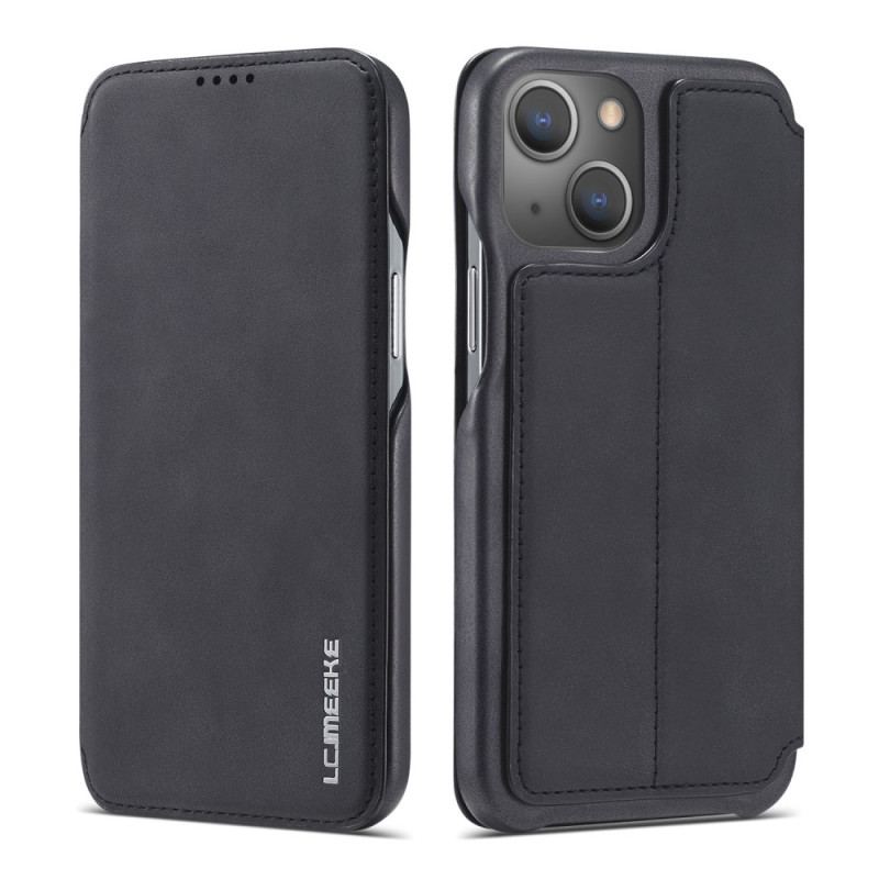 Capa De Celular Para iPhone 15 Plus Flip Imitação De Couro Lc.imeeke