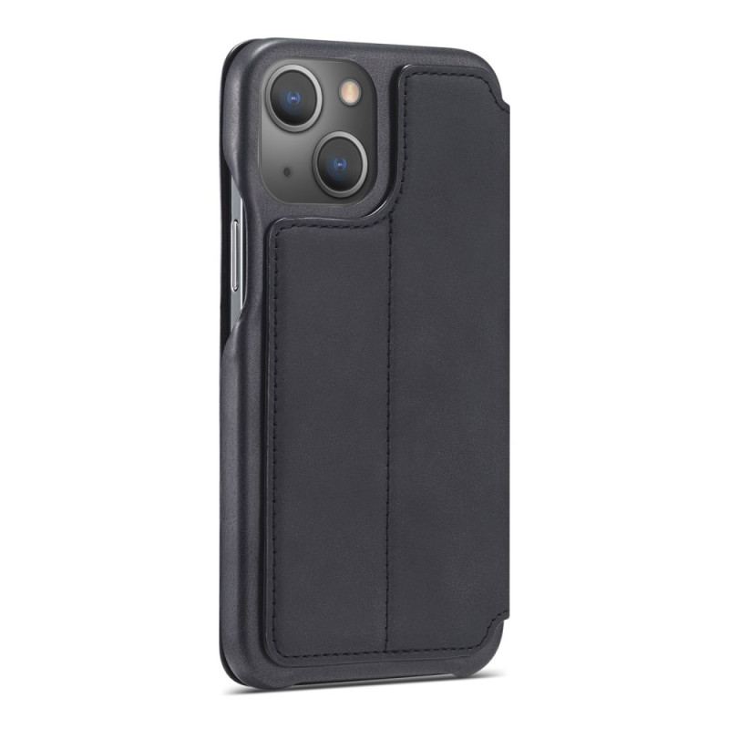 Capa De Celular Para iPhone 15 Plus Flip Imitação De Couro Lc.imeeke