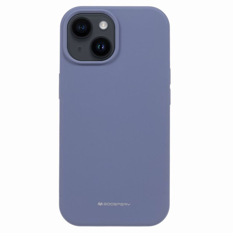 Capa De Celular Para iPhone 15 Plus Silicone Líquido Mercúrio Goospery