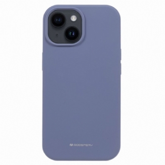 Capa De Celular Para iPhone 15 Plus Silicone Líquido Mercúrio Goospery