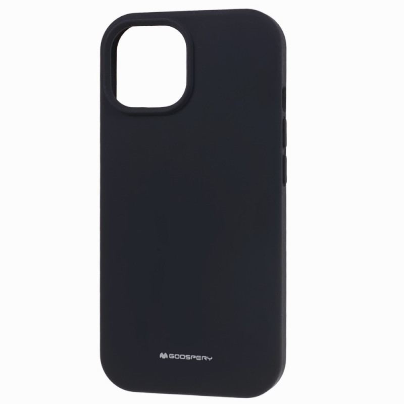 Capa De Celular Para iPhone 15 Plus Silicone Líquido Mercúrio Goospery