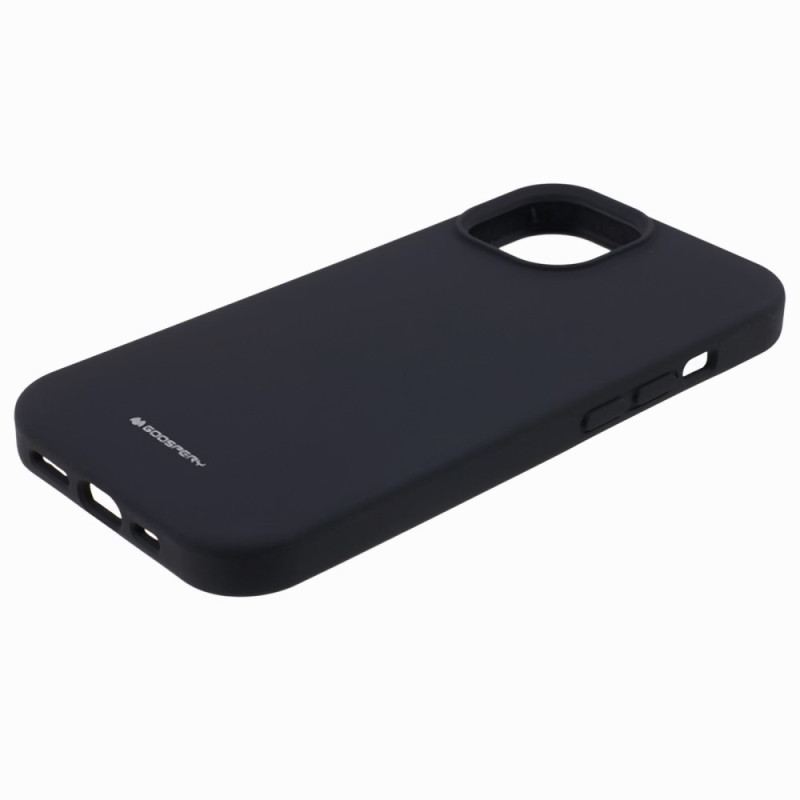 Capa De Celular Para iPhone 15 Plus Silicone Líquido Mercúrio Goospery