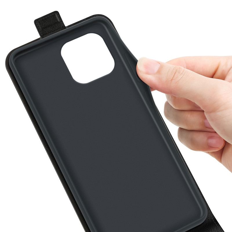 Capa Flip Para iPhone 15 Plus De Couro Aba Vertical