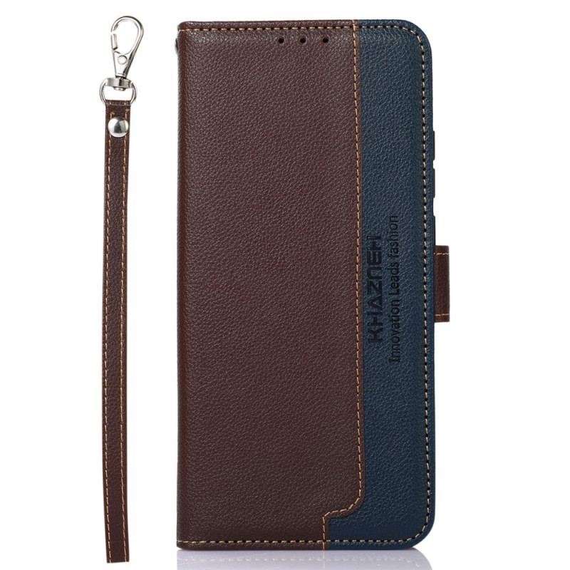 Capa Flip Para iPhone 15 Plus Rfid Kazneh