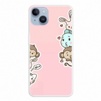 Capa Para iPhone 15 Plus Animais Uau