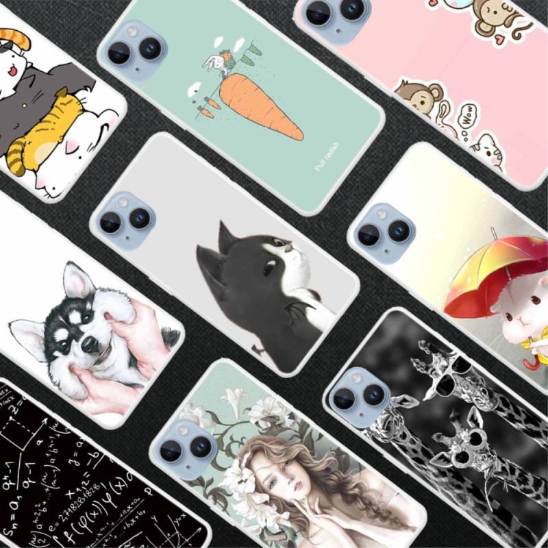 Capa Para iPhone 15 Plus Animais Uau