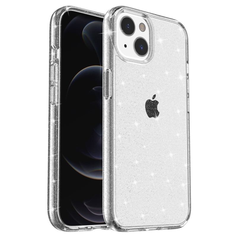 Capa Para iPhone 15 Plus Brilho Transparente