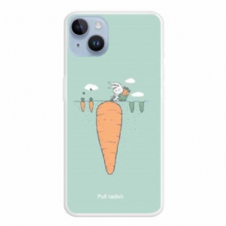 Capa Para iPhone 15 Plus Coelho No Jardim