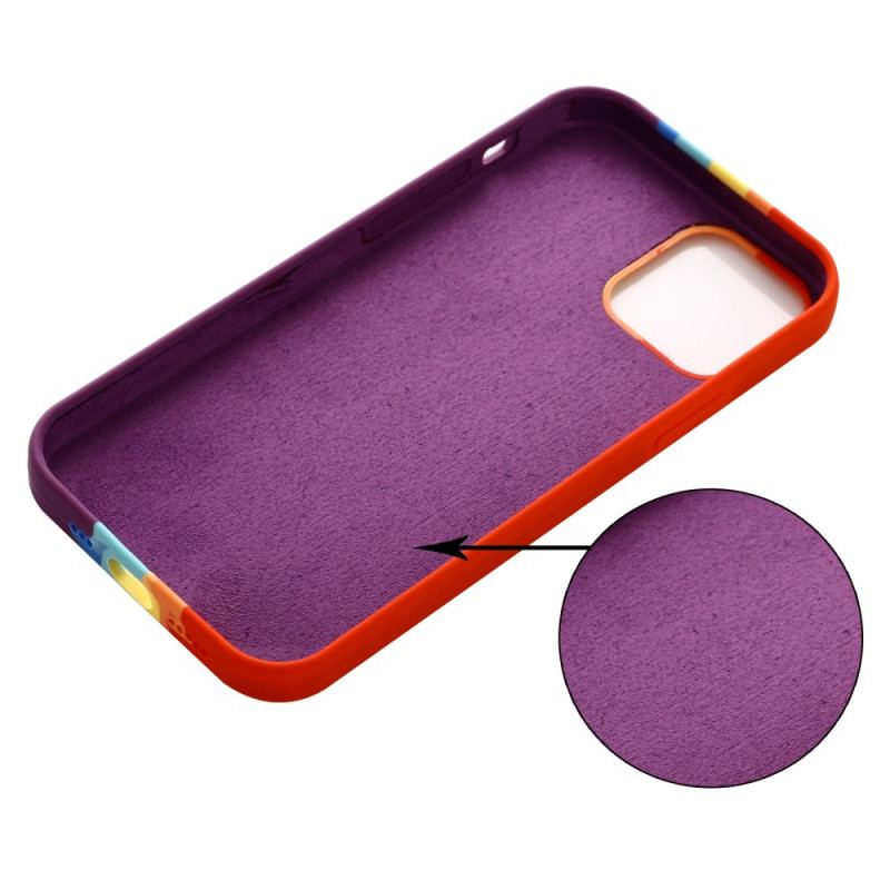 Capa Para iPhone 15 Plus Colorido