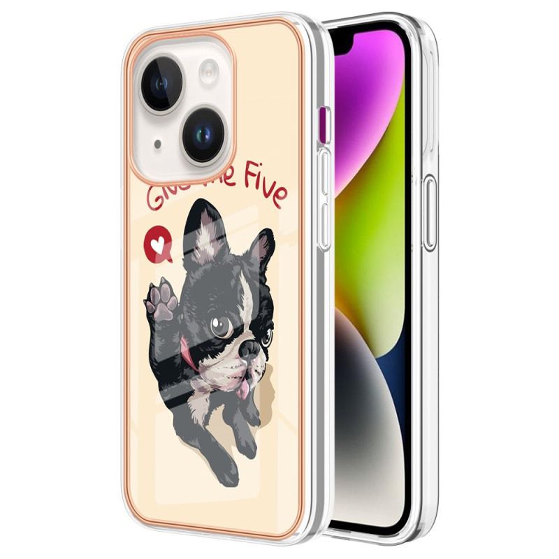 Capa Para iPhone 15 Plus Dê-me Cinco