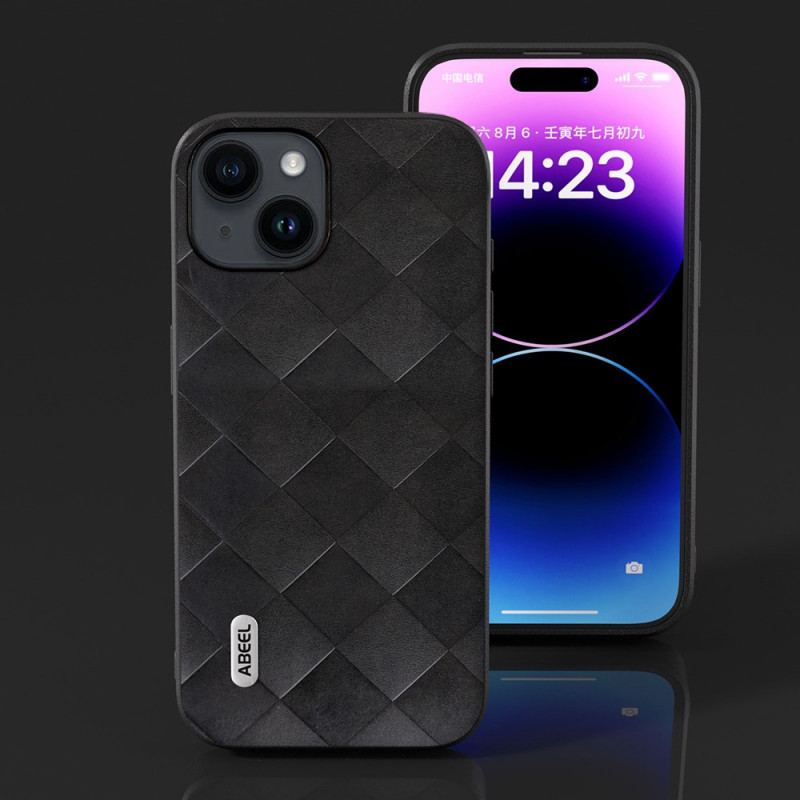 Capa Para iPhone 15 Plus Estilo Tecido Abeel