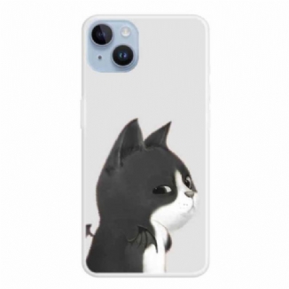 Capa Para iPhone 15 Plus Gato Diabo