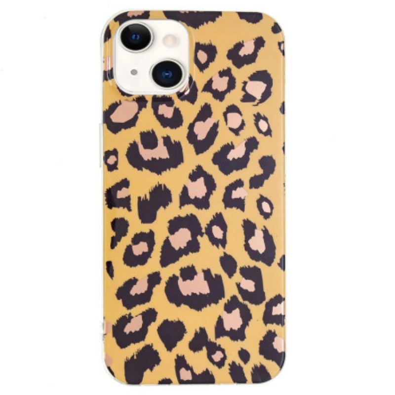 Capa Para iPhone 15 Plus Leopardo