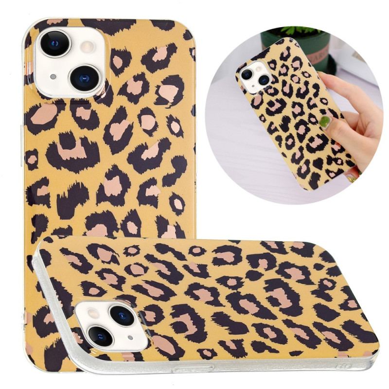 Capa Para iPhone 15 Plus Leopardo