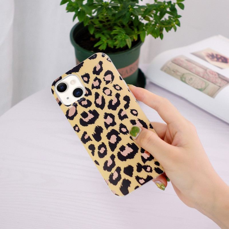 Capa Para iPhone 15 Plus Leopardo