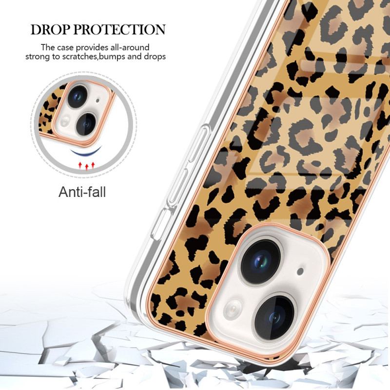 Capa Para iPhone 15 Plus Leopardo