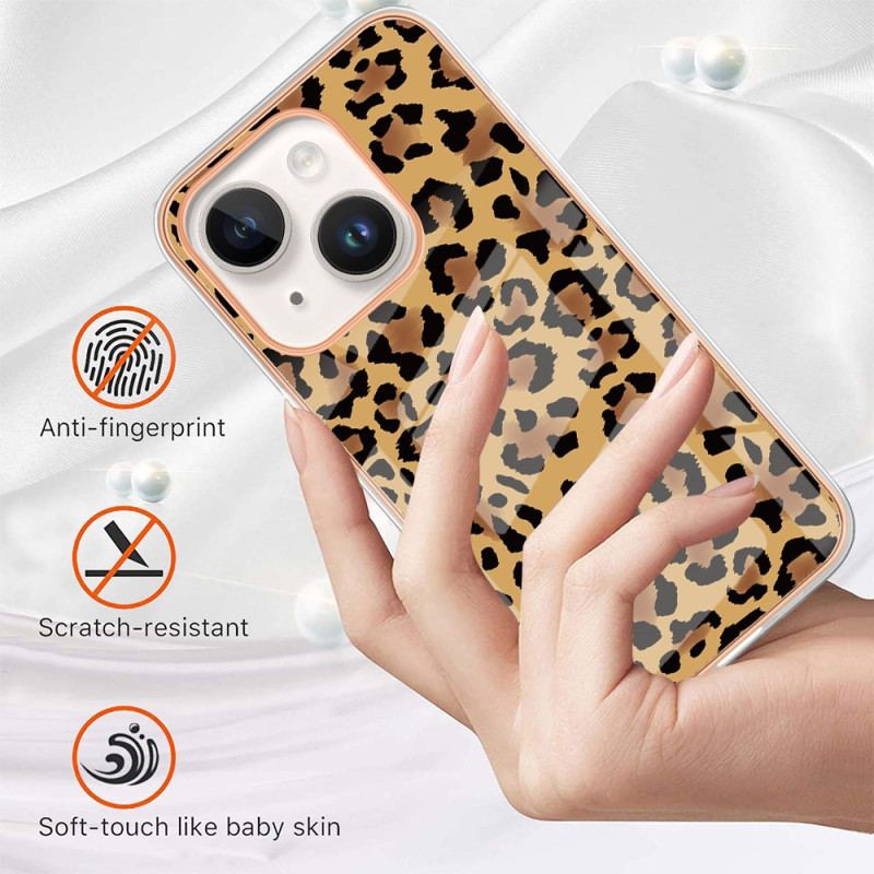 Capa Para iPhone 15 Plus Leopardo