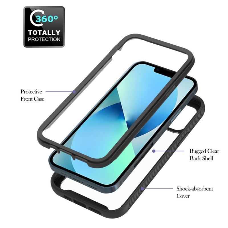 Capa Para iPhone 15 Plus Transparente Com Anel De Suporte