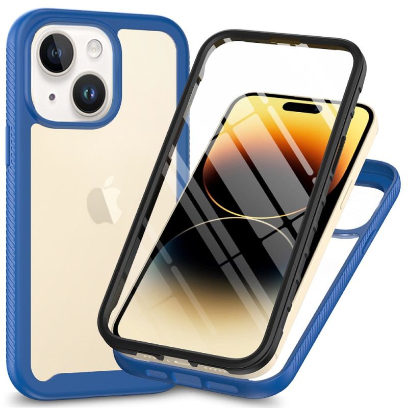 Capa Para iPhone 15 Plus Transparente Com Filme De Tela