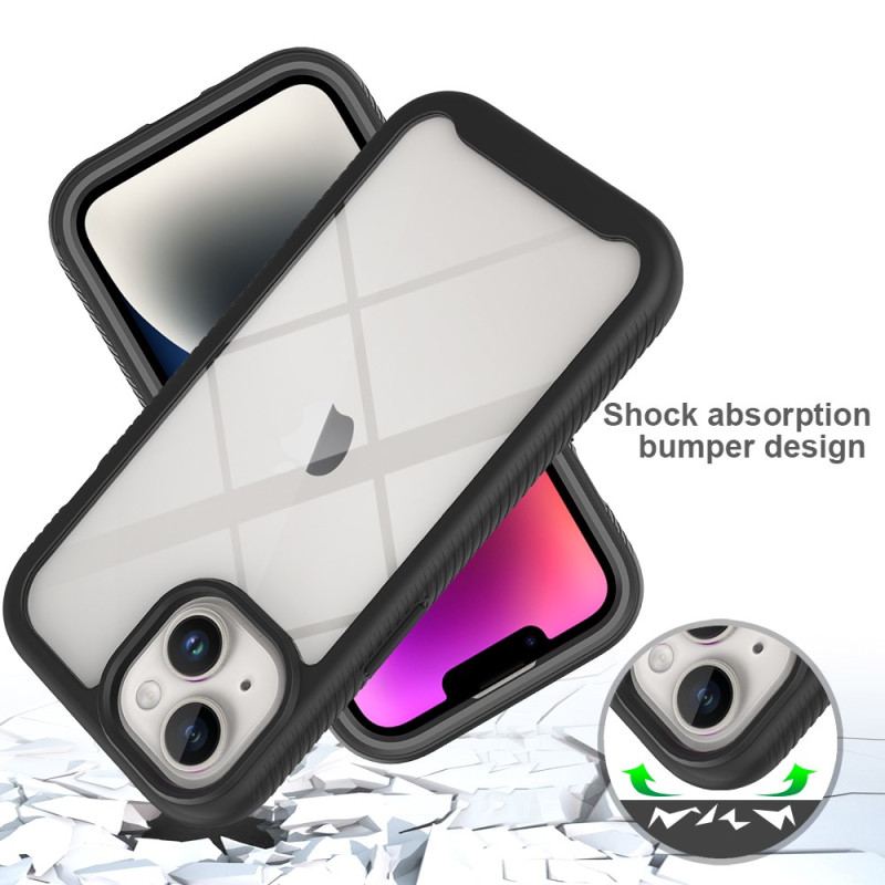 Capa Para iPhone 15 Plus Transparente Com Filme De Tela