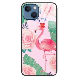 Capa Para iPhone 15 Plus Vidro Temperado Flamingo