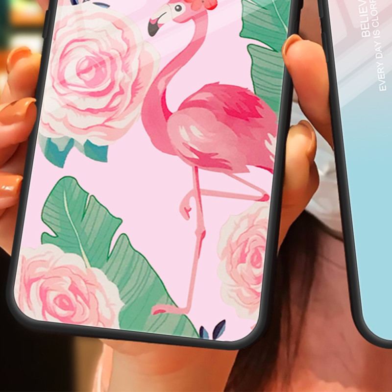 Capa Para iPhone 15 Plus Vidro Temperado Flamingo