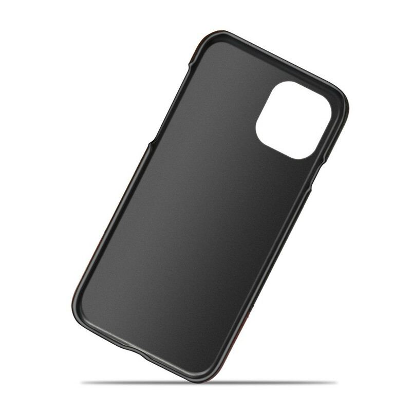 Capa De Celular Para iPhone 13 Pro Max Efeito De Couro De Dois Tons Ksq