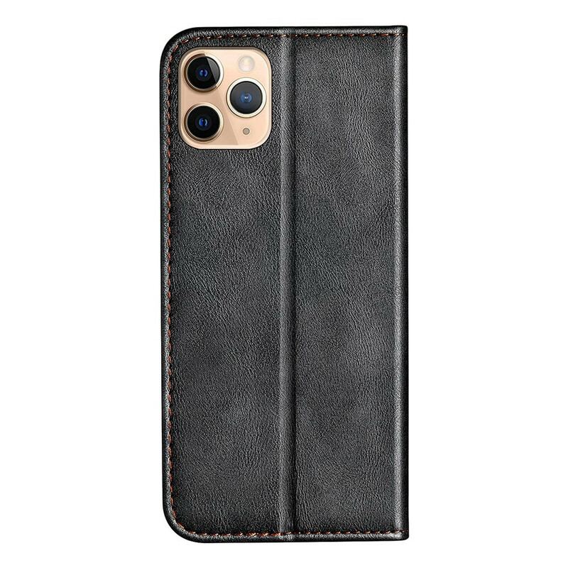 Capa De Celular Para iPhone 13 Pro Max Flip Efeito De Couro De Dois Tons