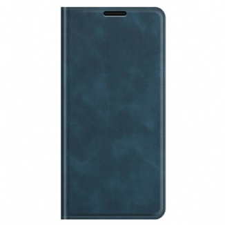 Capa De Celular Para iPhone 13 Pro Max Flip Efeito Couro Macio Seda