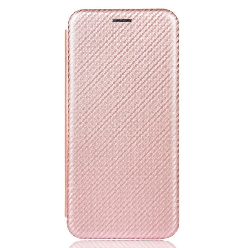 Capa De Celular Para iPhone 13 Pro Max Flip Fibra De Carbono