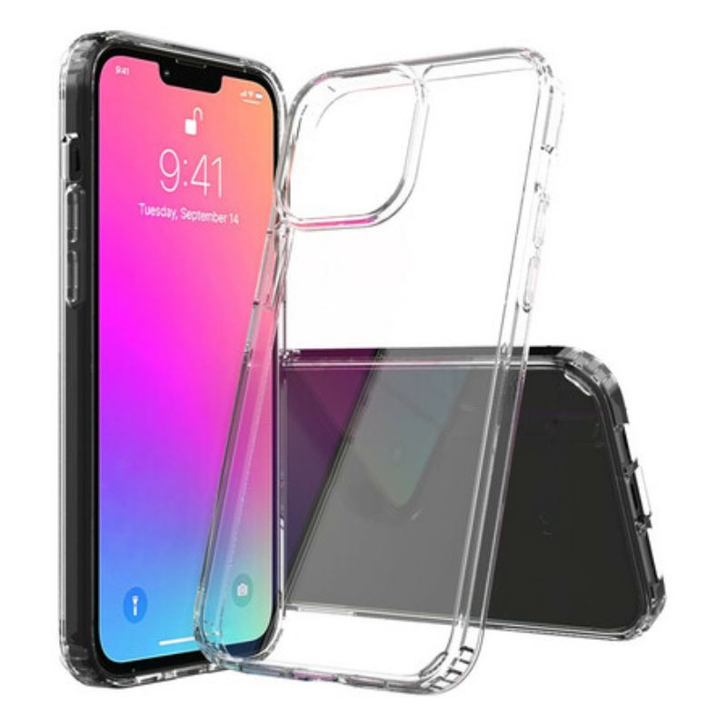 Capa De Celular Para iPhone 13 Pro Max Híbrido Transparente