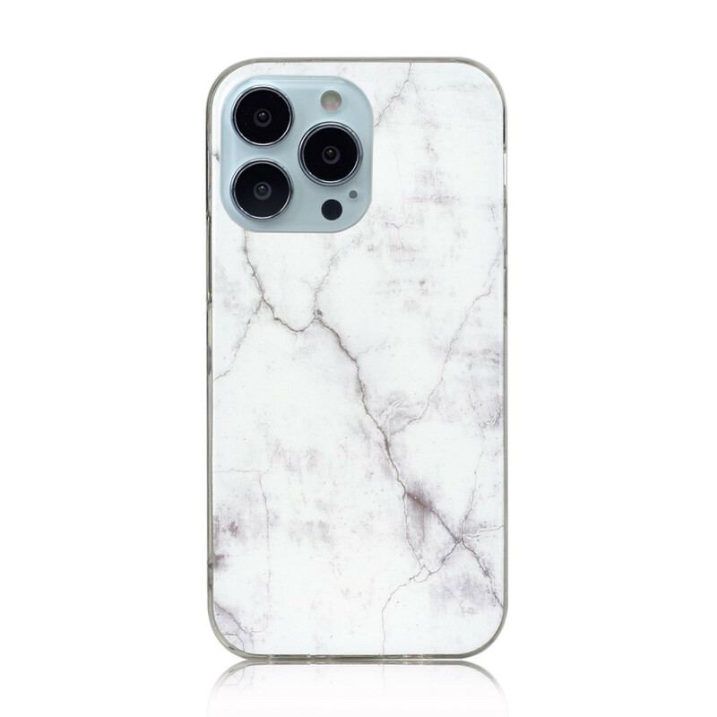 Capa De Celular Para iPhone 13 Pro Max Versão Em Mármore