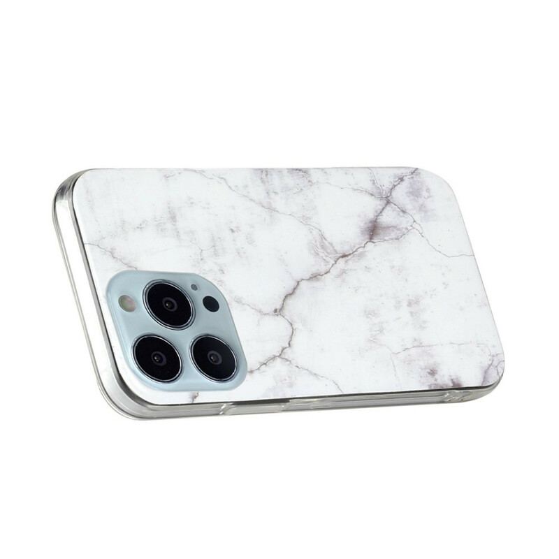 Capa De Celular Para iPhone 13 Pro Max Versão Em Mármore