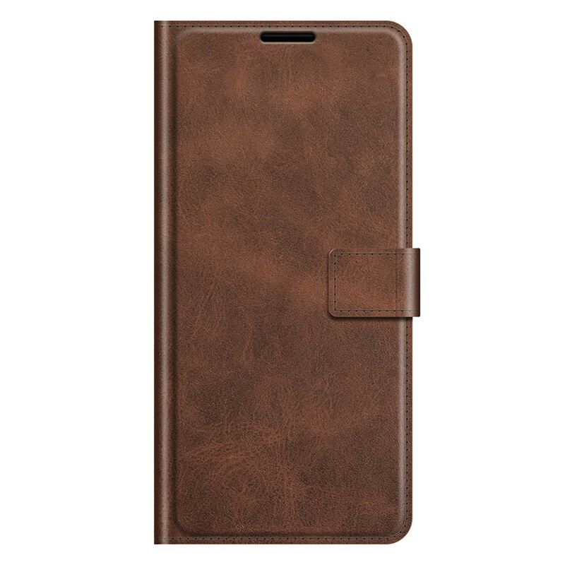 Capa De Couro Para iPhone 13 Pro Max Efeito De Couro Extremo Fino