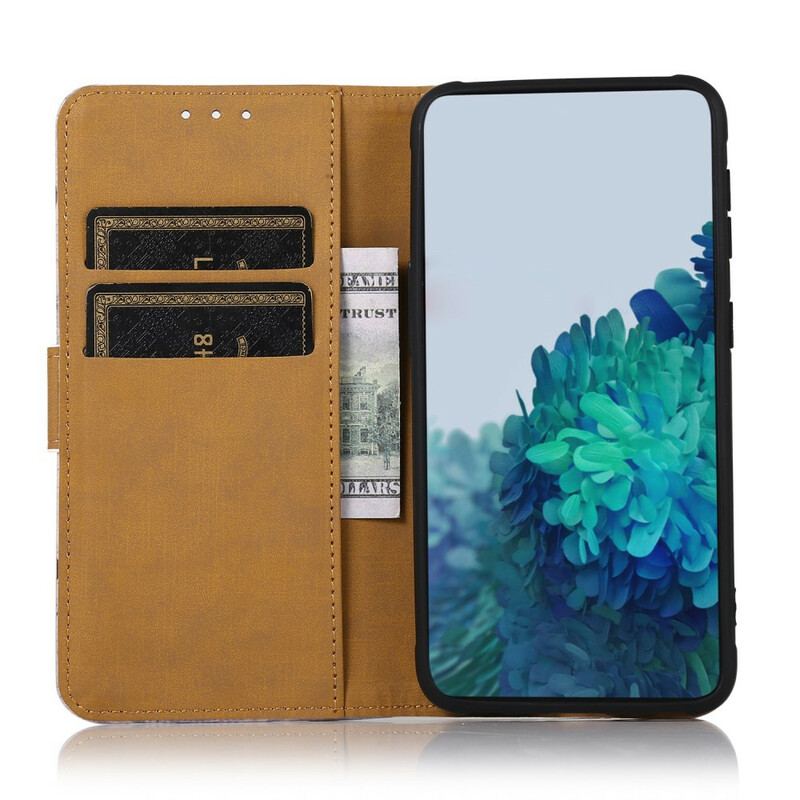 Capa Em Pele Para iPhone 13 Pro Max Torre Eiffel Do Poeta