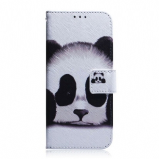 Capa Flip Para iPhone 13 Pro Max Cara De Panda