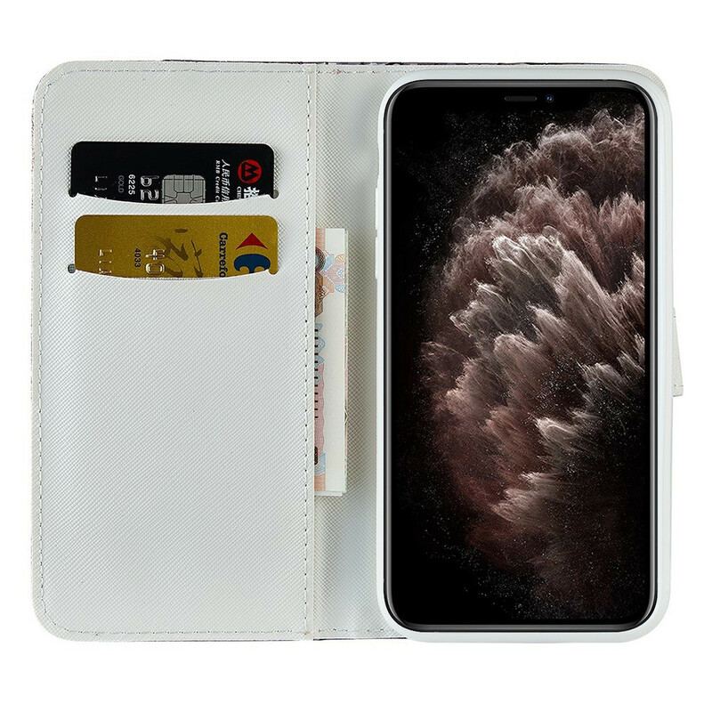 Capa Flip Para iPhone 13 Pro Max Diamantes De Crocodilo